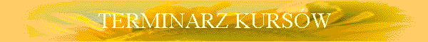 TERMINARZ KURSW